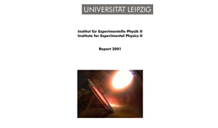 Cover des Forschungsberichts der Physik-Institute 2001
