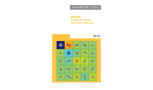 Cover des Forschungsberichts der Physik-Institute 2016