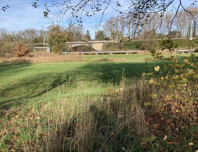 Infrastructure in urban floodplain, Photo: J. Schmidt