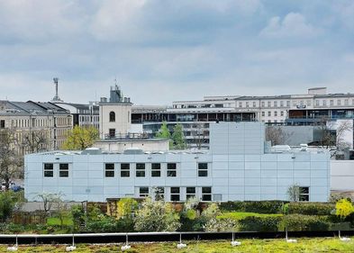 Das neue Forschungsgebäude des Instituts für Meteorologie der Universität Leipzig. Foto: SIB/Cornelia Ködderitzsch Das neue Forschungsgebäude des Instituts für Meteorologie der Universität Leipzig.
