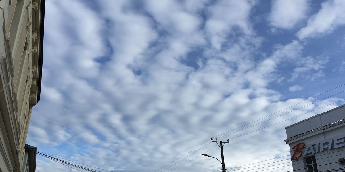 enlarge the image: Wolkenformation über Puntas Arenas. Foto: Heike Kalesse-Los / Universität Leipzig