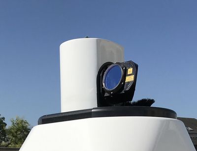Das gepulste Doppler-Lidar-System liefert Profile der Rückstreuintensität von Aerosolen und Wolken. Foto: Katrin Schandert / Universität Leipzig