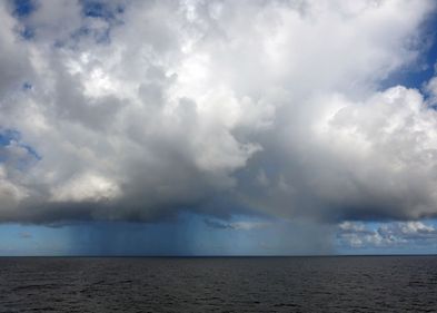 Regenschauer in der südlichen Passatwindzone Regenschauer in der südlichen Passatwindzone