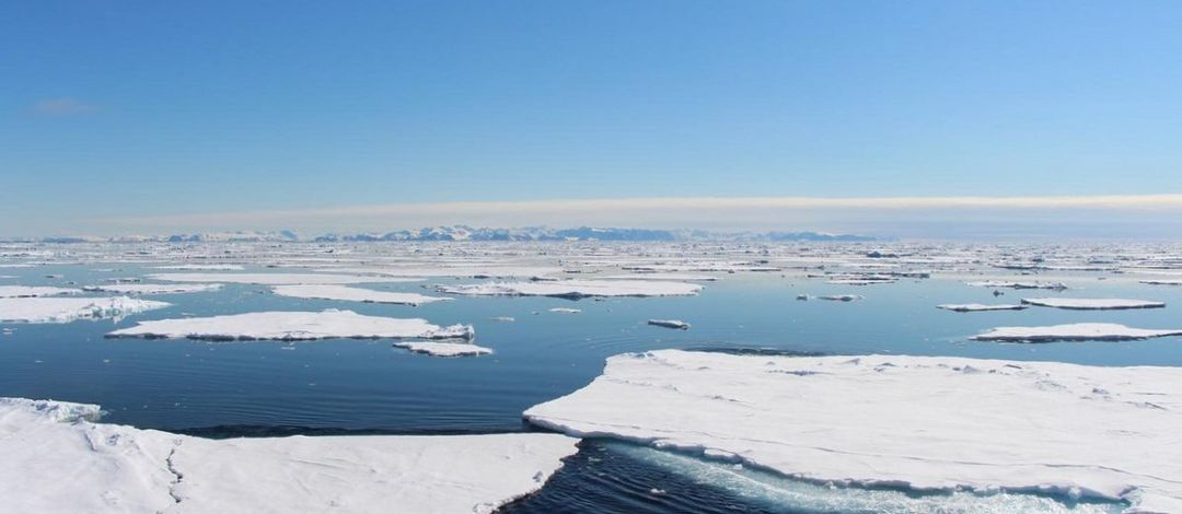 Ice floes in the Arctic. Photo: Dr. Marlen Brückner / Universität Leipzig